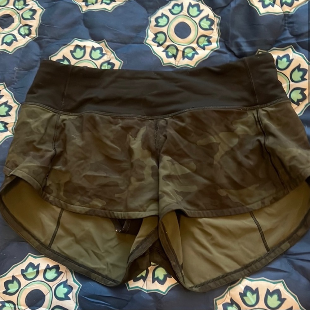 Camo Lululemon Shorts